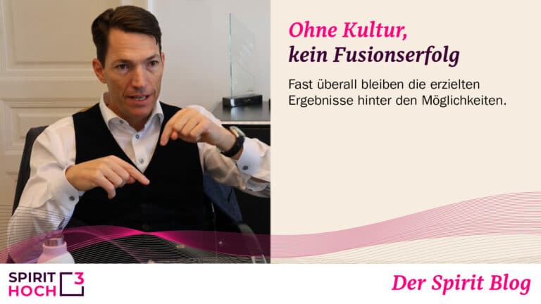 Ohne Kultur, kein Fusionserfolg